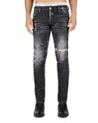 Dsquared2 64 T Slim Fit Jeans In Black