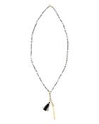 Gorjana Taner Dagger Beaded Lariat Necklace, 30