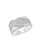 Bloomingdale's Men's Diamond Band In 14k White Gold, 1.0 Ct. T.w. - 100% Exclusive