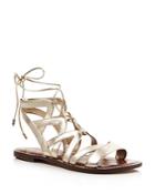 Sam Edelman Gemma Metallic Lace Up Sandals