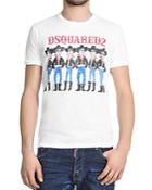 Dsquared2 Cartoon Cowboy Graphic Tee