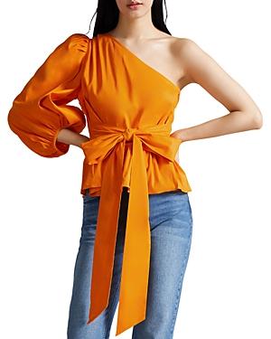Ted Baker Lera Tie Waist One Shoulder Top