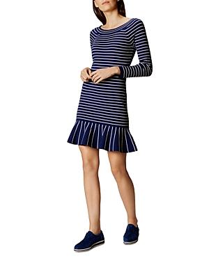 Karen Millen Fine-stripe Knit Dress