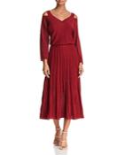 Nic+zoe Dress Shimmer Pleated Dress - 100% Exclusive