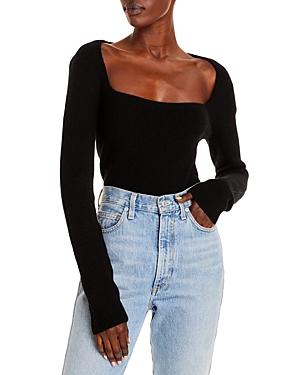 Vince Cashmere Square Neck Sweater