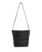 Whistles Cara Stud Slouchy Everyday Leather Shoulder Bag