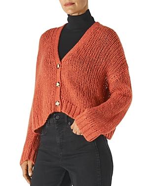 Whistles Merino Wool Cropped Cardigan