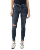 Dl1961 Emma Ripped & Distressed Skinny Jeans In Kent