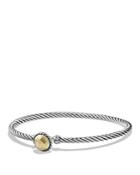David Yurman Chatelaine Bracelet With Gold Dome And 18k Gold