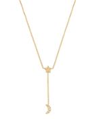 Bloomingdale's Diamond Moon & Star Y Necklace In 14k Yellow Gold, 0.12 Ct. T.w. - 100% Exclusive