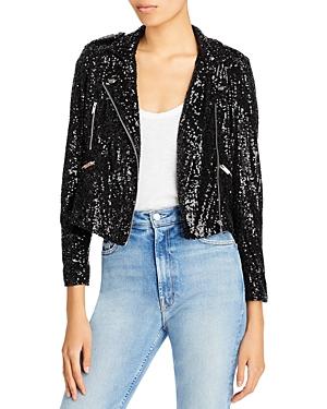 Generation Love Robin Sequin Moto Jacket