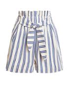 Bcbgeneration Striped Cotton Shorts