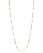 Roberto Coin 18k Yellow Gold New Barocco Necklace With Diamonds, 35