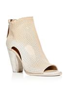 Dolce Vita Harem Perforated Open Toe High Heel Booties