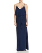 Laundry By Shelli Segal Tiered Chiffon Gown