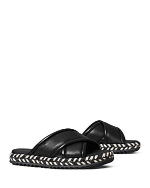 Tory Burch Women's Cross Espadrille Slide Sandals