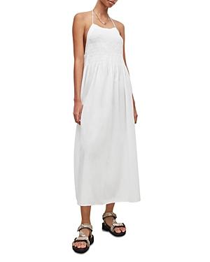 Allsaints Iris Cotton Halter Maxi Dress