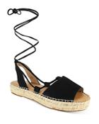 Splendid Women's Meredith Almond Toe Strappy Espadrille Platform Sandals