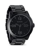 Nixon The Corporal Stainless Steel All Black Watch, 48mm