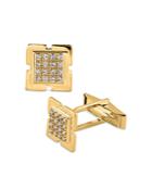 Bloomingdale's Diamond Geometric Cufflinks In 14k Yellow Gold, 0.50 Ct. T.w. - 100% Exclusive