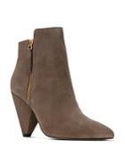 Kenneth Cole Women's Galway Pointed Toe Double Zip Booties