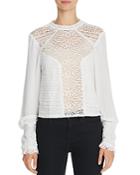 Band Of Gypsies Lace Front Blouse