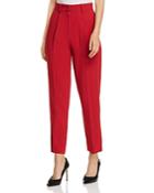 Emporio Armani Cropped High-waisted Pants