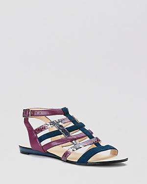 Calvin Klein Flat Sandals - Selina Strappy Exotic