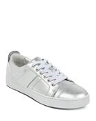 Marc Fisher Ltd. Women's Candi Leather Low Top Lace Up Sneakers