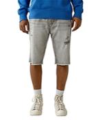 True Religion Rocco Super T Skinny Fit Shorts In Grail Wash