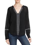 Paige Sonya Embroidered Blouse
