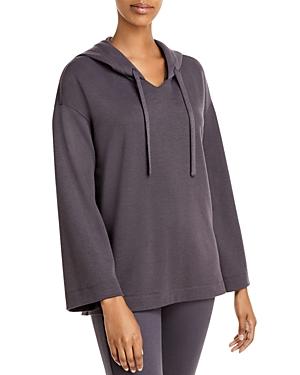 Natori Ribbed Knit Hoodie