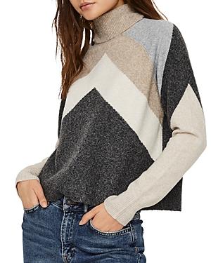 Vero Moda Doffy Chevron Cropped Turtleneck