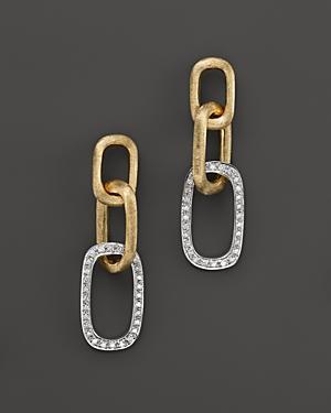 Marco Bicego Murano 18k Yellow Gold Drop Earrings With Diamonds