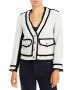 Aqua X Scout The City Boucle Contrast Trim Jacket - 100% Exclusive