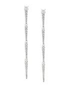 Nadri Glam Slam Statement Line Earrings