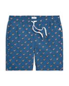Onia Charles Embroidered Swim Trunks