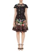 Ted Baker Daissie Lace-trimmed Floral Dress
