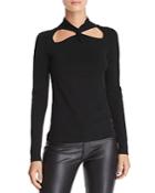 Milly Twist Front Knit Top