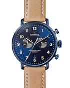 Shinola The Canfield Tan Leather Strap Chronograph, 43mm