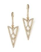 Kc Designs Diamond Geometric Drop Earrings In 14k Yellow Gold, .40 Ct. T.w.