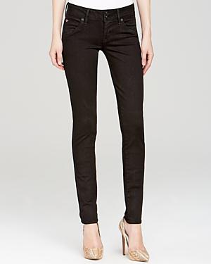 Hudson Collin Skinny Jeans In Black