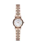 Emporio Armani Two-hand Rose Gold-tone Stainless Steel Watch, 22mm