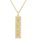 Lulu Dk X We Wore What Pave & Symbol Pendant Necklace, 18