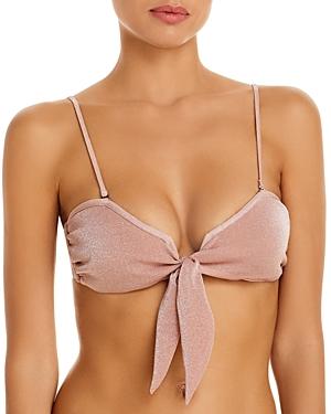 Ramy Brook Venus Metallic Bikini Top