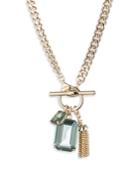Lauren Ralph Lauren Stone & Tassel Toggle Pendant Necklace, 17