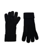 Allsaints Ribbed Knit Merino Wool Gloves