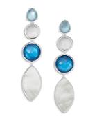 Ippolita Sterling Silver Wonderland Multi-stone Linear Drop Earrings