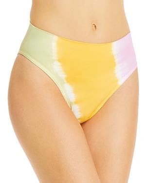 L*space Frenchi Printed High Waist Bikini Bottoms