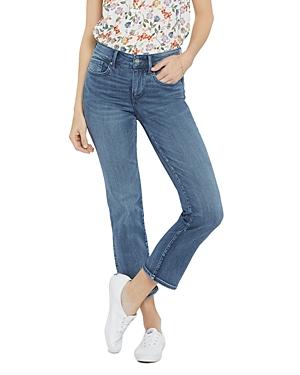 Nydj Petites Marilyn Cropped Straight Leg Jeans In Monet Blue